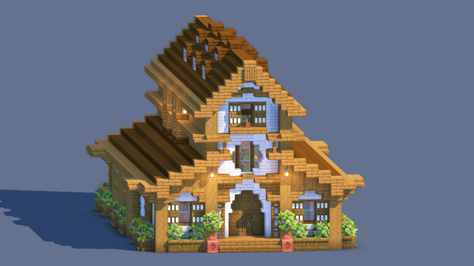 Minecraft Medieval Storage Hall: Cozy Chest Room Schematic & World Download